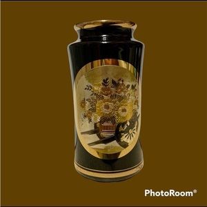 The Art of Chokin 24K Gold Edge Vase